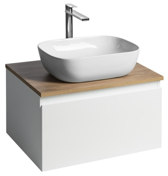 ALTAIR skříňka s deskou 62,5 cm, bílá/dub emporio (AI267-02)