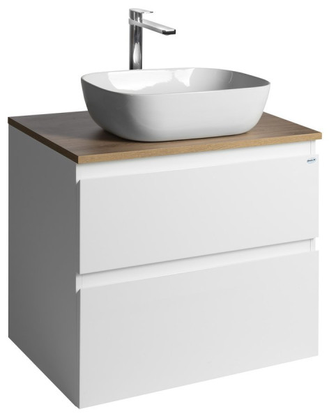 ALTAIR skříňka s deskou 68 cm, bílá/dub emporio (AI270-02)