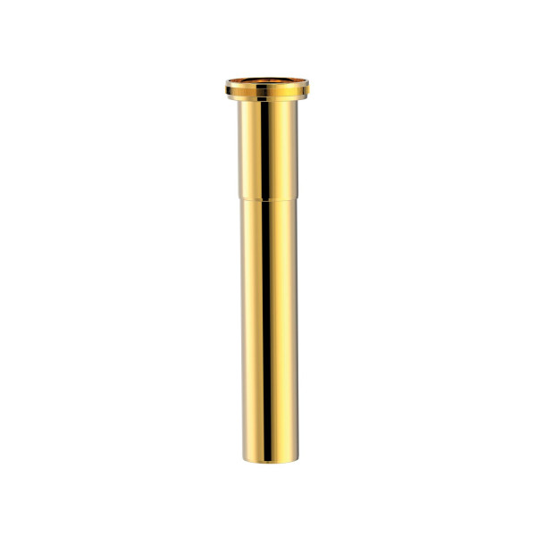 TRES prodlužovací nástavec pr.32mm, délka 200mm pro umyvadlový sifon, zlato 24K (913463320OR) (2)