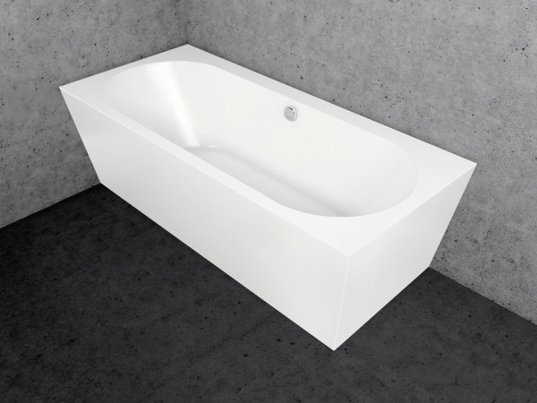 TIME GEMINI  XL - ZL  volně stojící vana 169 x 79 cm do rohu, levá, bílá (TIGEM169XL-ZL) (3)