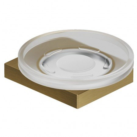 KLUDI VELA C miska na mýdlo, kartáčované zlato (31985N0) (2)