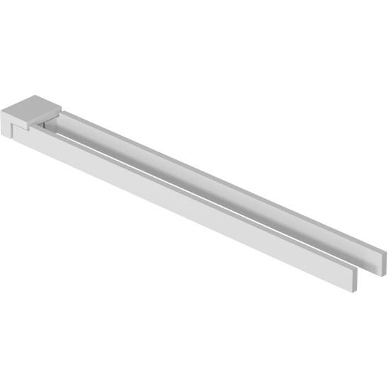 KLUDI VELA C držák ručníku dvouramenný, bílá matná (3197753)