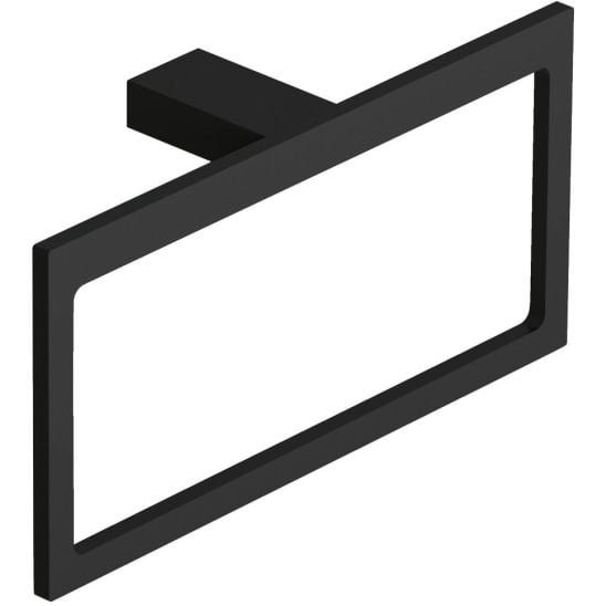 KLUDI VELA C držák ručníku obdélníkový, černá matná (3197839) (3)