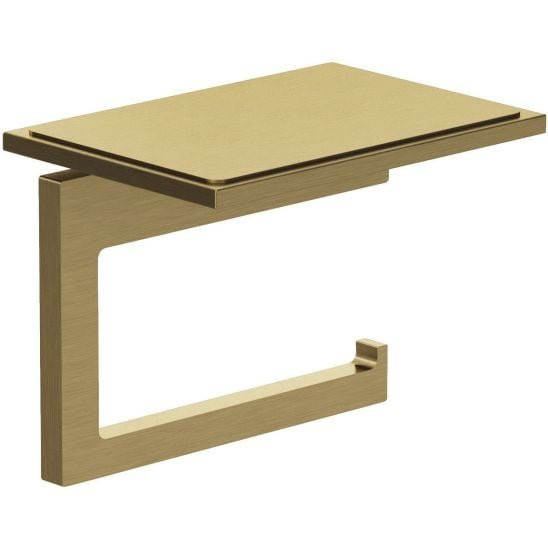 KLUDI VELA C držák toaletního papíru, kartáčované zlato (31971N0) (2)