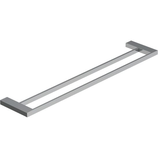 KLUDI VELA C dvojitý držák na ručníky 60cm, chrom (3198805) (1)