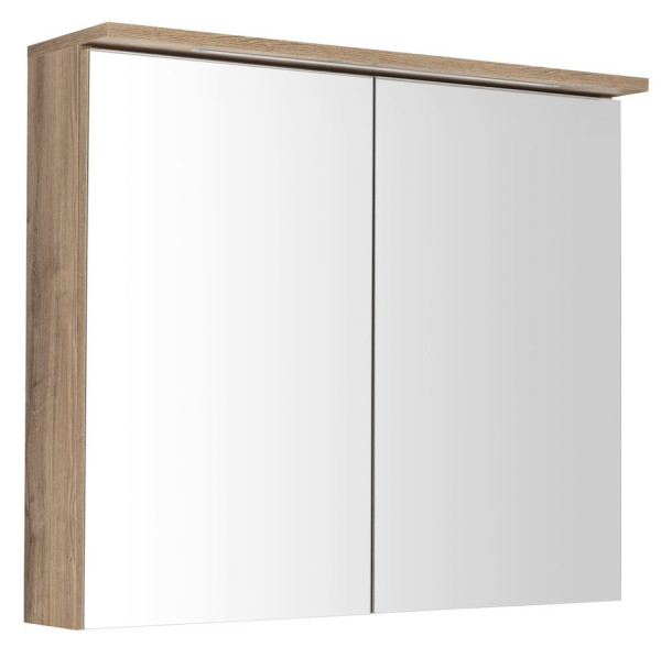 KAWA STRIP galerka s LED osvětlením 80x70x22cm, dub emporio (WGL38S) (1)