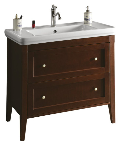 CROSS umyvadlová skříňka 85x81x47cm, 2x zásuvka, buk (CR391)