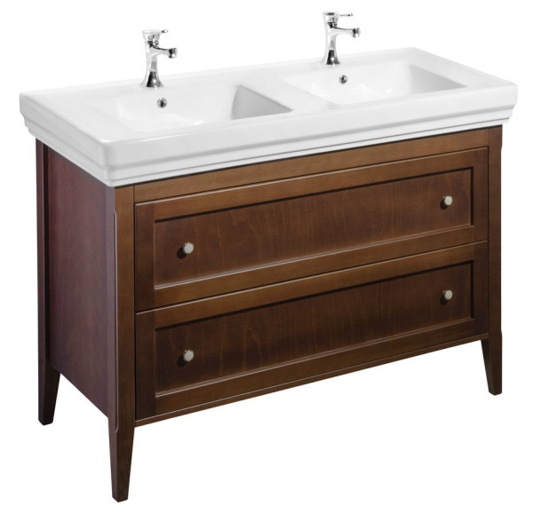 CROSS umyvadlová skříňka 116x77,5x49,5cm, 2x zásuvka, buk (CR325)