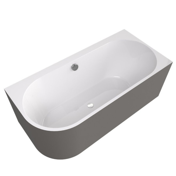 ASTRA R MONOLITH asymetrická vana 160x75x60cm, bílá/agila (34611M.43)