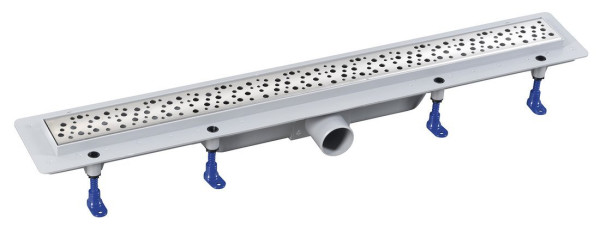 MARMI podlahový žlab s nerezovým roštem, L-910, DN50 (1702-90)