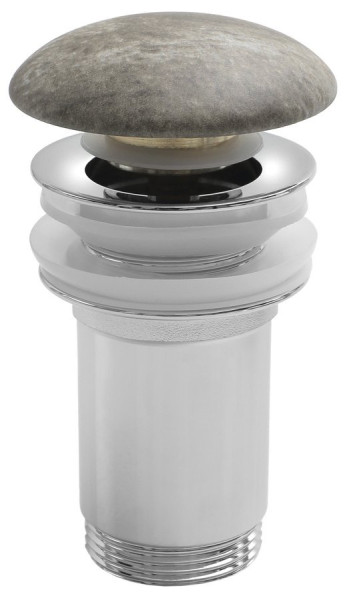 Umyvadlová výpust 5/4“, click-clack, keramická zátka, 10-50mm, breccia mramor (AR900BM)
