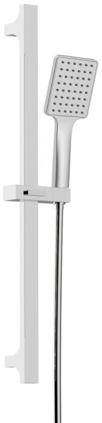 Sprchová souprava hranatá, posuvný držák 680mm, chrom (SC815)