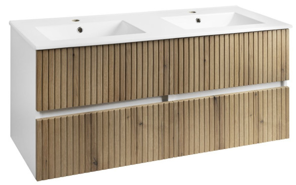 PANEDA STRIP umyvadlová skříňka 119x55x45,2cm, dub emporio (PN312)