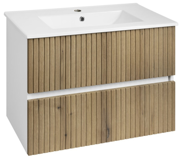 PANEDA STRIP umyvadlová skříňka 74,5x55x45,2cm, dub emporio (PN375)