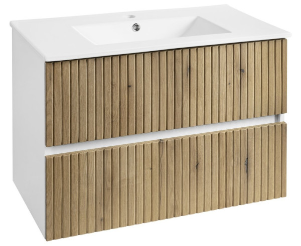 PANEDA STRIP umyvadlová skříňka 79,5x55x45,2cm, dub emporio (PN380)