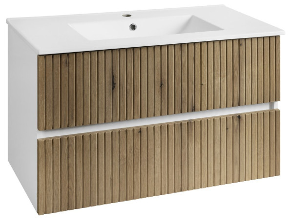 PANEDA STRIP umyvadlová skříňka 89,5x55x45,2cm, dub emporio (PN390)