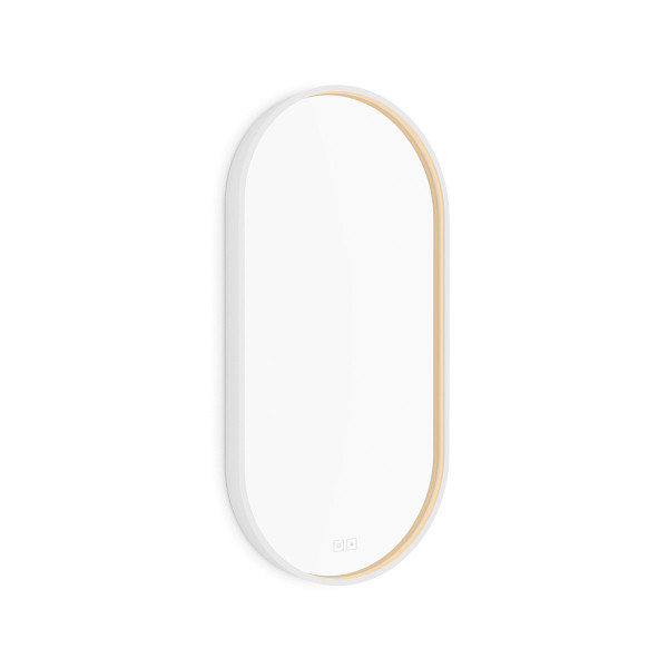 Bílé LED zrcadlo 400x800 se dvěma dotykovými senzory