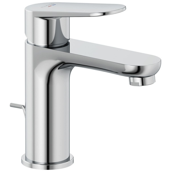 KLUDI X1 jednopáková umyvadlová baterie 95, s výpustí, chrom (322880575) (1)