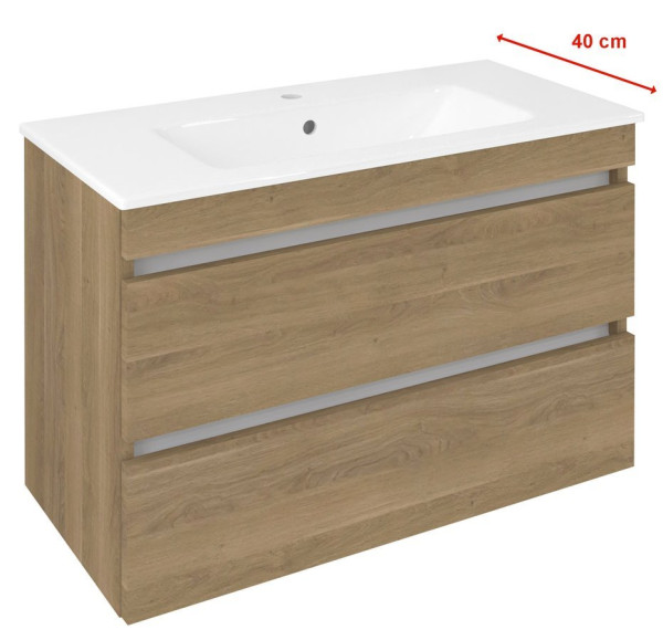 EZARA umyvadlová skříňka 78x54x39cm, dub cuneo (EZ792-2525) (4)