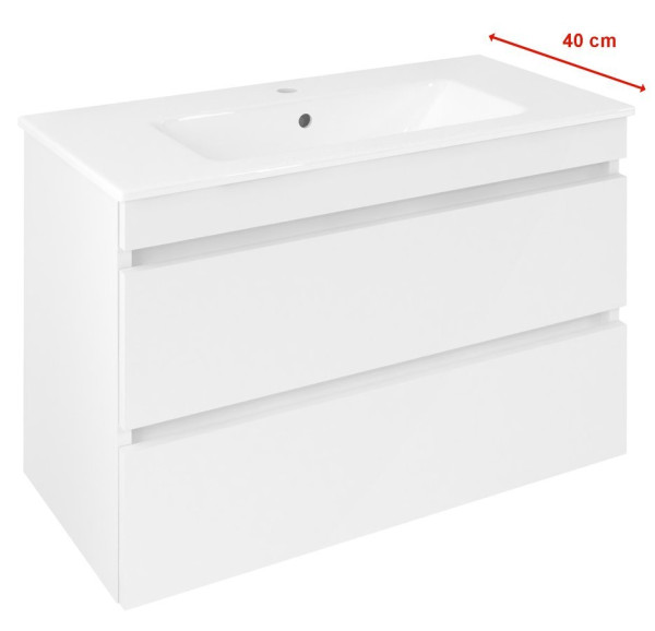 EZARA umyvadlová skříňka 78x54x39cm, bílá lesk (EZ792-3030) (4)