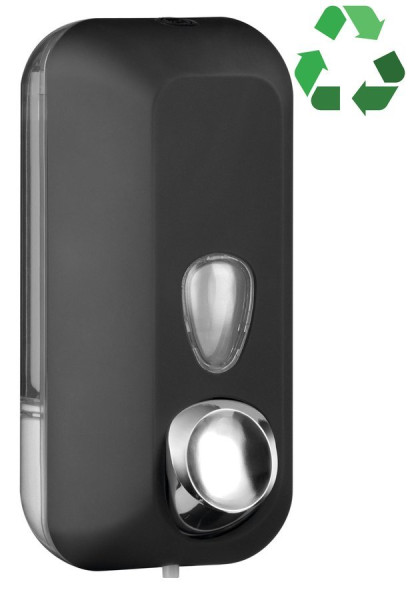 ECOLORED dávkovač tekutého mýdla 550ml, ABS, Soft Touch, černá mat (A71401VB) (2)