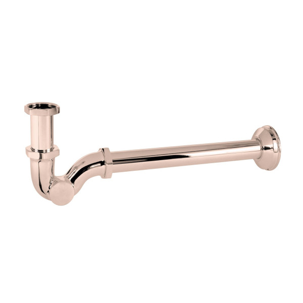 TRES sifon umyvadlový G11/4x32mm s čistícím otvorem, růžové zlato (03463820OP) (2)