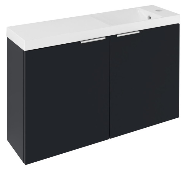 LATUS X umyvadlová skříňka s umyvadlem 80x54,5x22cm, antracit matný (LT110-SET07)