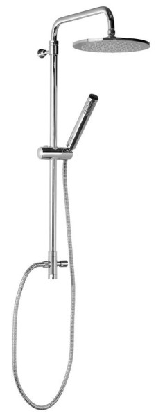 AIRTECH-AXIA sprchový sloup k napojení na baterii, hlavová, ruční sprcha, chrom ( 990E ) (1)