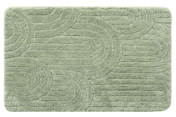 RIST koupelnová předložka, 50x80cm, 100% polyester, protiskluz, zelená (NI8594)