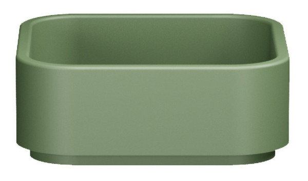 HAKO keramické umyvadlo na desku 40x40 cm, verde mat (554411)