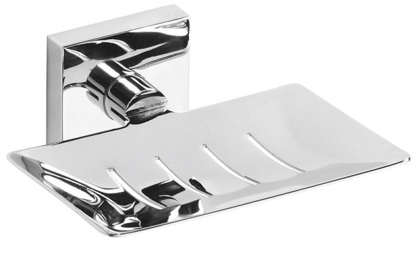 X-SQUARE mýdlenka obdélníková s otvory, chrom ( 132208082 ) (1)