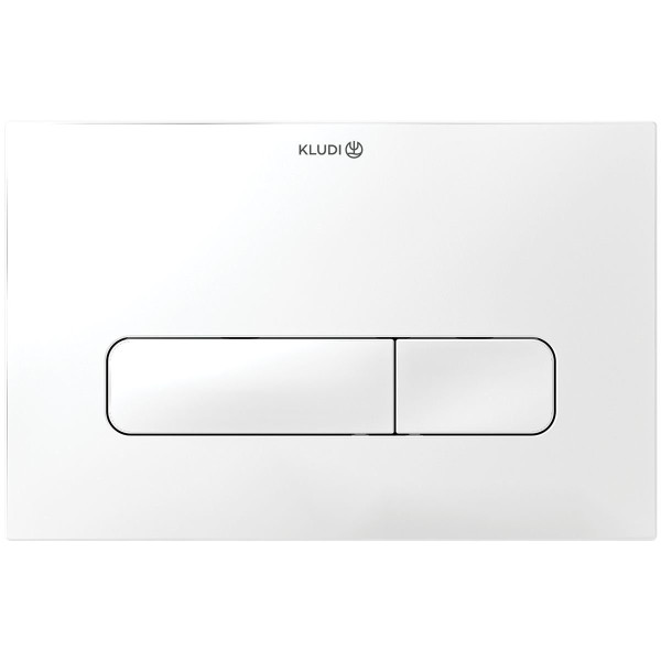 KLUDI UNIFIX ovládací tlačítko pro nádržky KLUDI UNIFIX, bílá matná (30PP0153) (2)