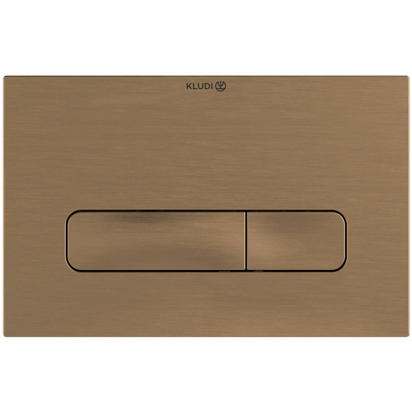 KLUDI UNIFIX ovládací tlačítko pro nádržky KLUDI UNIFIX, kartáčovaný bronz (30PP01N1) (2)