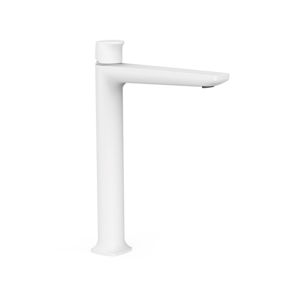 TRES LOFT XL umyvadlová baterie vysoká, bez odtokové soupravy, bílá mat (22280402BM) (2)