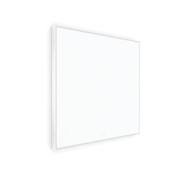 Bílé LED zrcadlo 800x700 se dvěma dotykovými senzory (ZPB 13003VX-05)