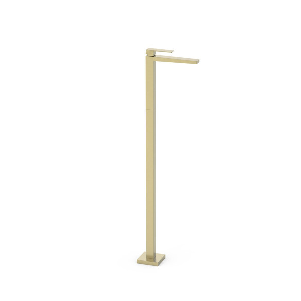 TRES SLIM umyvadlová stojánková baterie do prostoru, jednopáková, Golden Cava (20285301CA) (2)