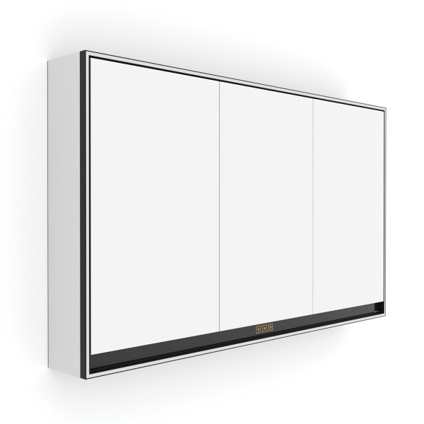 Černá LED podsvícená zrcadlová skříňka 1200.(GAC 10006VX-90)