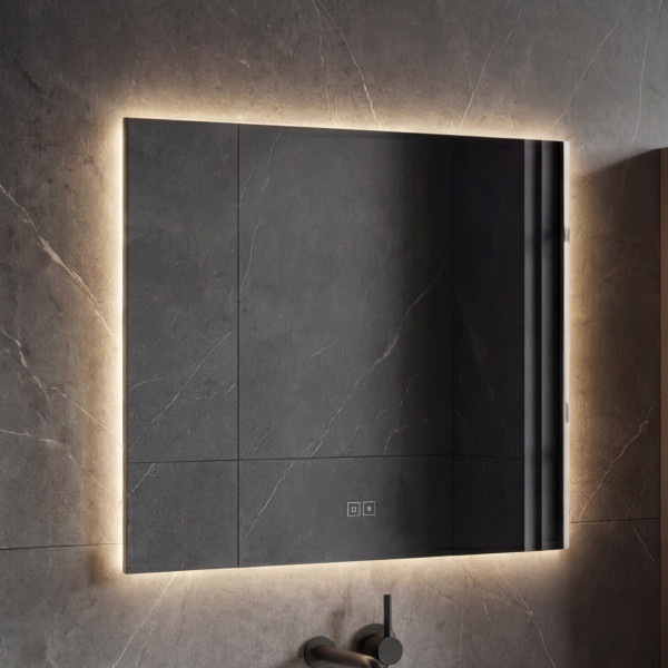 LED zrcadlo s podsvícením, 100 x 70, dotykový senzor (ZP 53004VX)