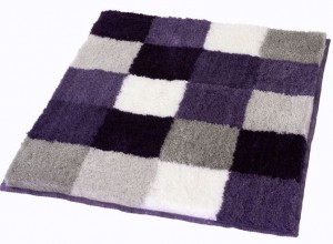 CARO koupelnová předložka obdélník 55x65 fialová ( 5426812539 ) (1)