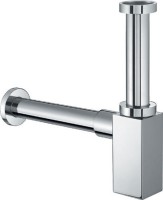 Umyvadlový sifon 5/4", odpad 32mm, hranatý, chrom ( CV1004 )