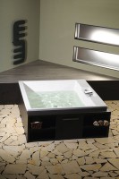 Výtoková hubice na okraj vany, šířka 130mm, chrom ( BD31451 )