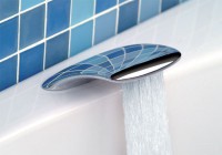 Výtoková hubice na okraj vany, šířka 160mm, chrom  ( BD30051 )