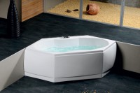 TOKATA nepravidelná vana 136x136x44cm, bílá ( 17111 )