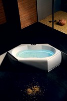 TOKATA nepravidelná vana 136x136x44cm, bílá ( 17111 )