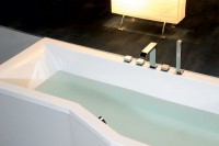 VERSYS R asymetrická vana  160x85x70x47cm, pravá, bílá ( 15611 )