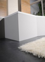 VERSYS R asymetrická vana  160x85x70x47cm, pravá, bílá ( 15611 )