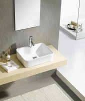 BALENA keramické umyvadlo na desku 48x37 cm, bílá ( BH7013 )