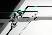 DRAGON boční stěna 700mm, čiré sklo ( GD7270 )