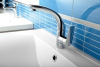 FLY umyvadlová baterie s otočnou hubicí, bez výpusti, chrom  ( DF004 )