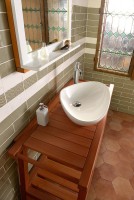 TERUEL keramické umyvadlo na desku 58,5x39 cm, bílá ( BH7007 )